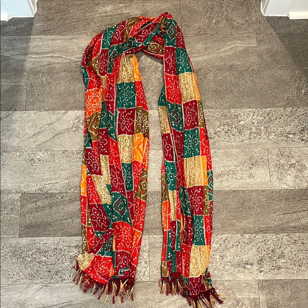 Festival colorful shawl wrap